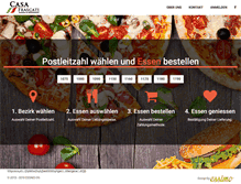 Tablet Screenshot of casa-frascati.com